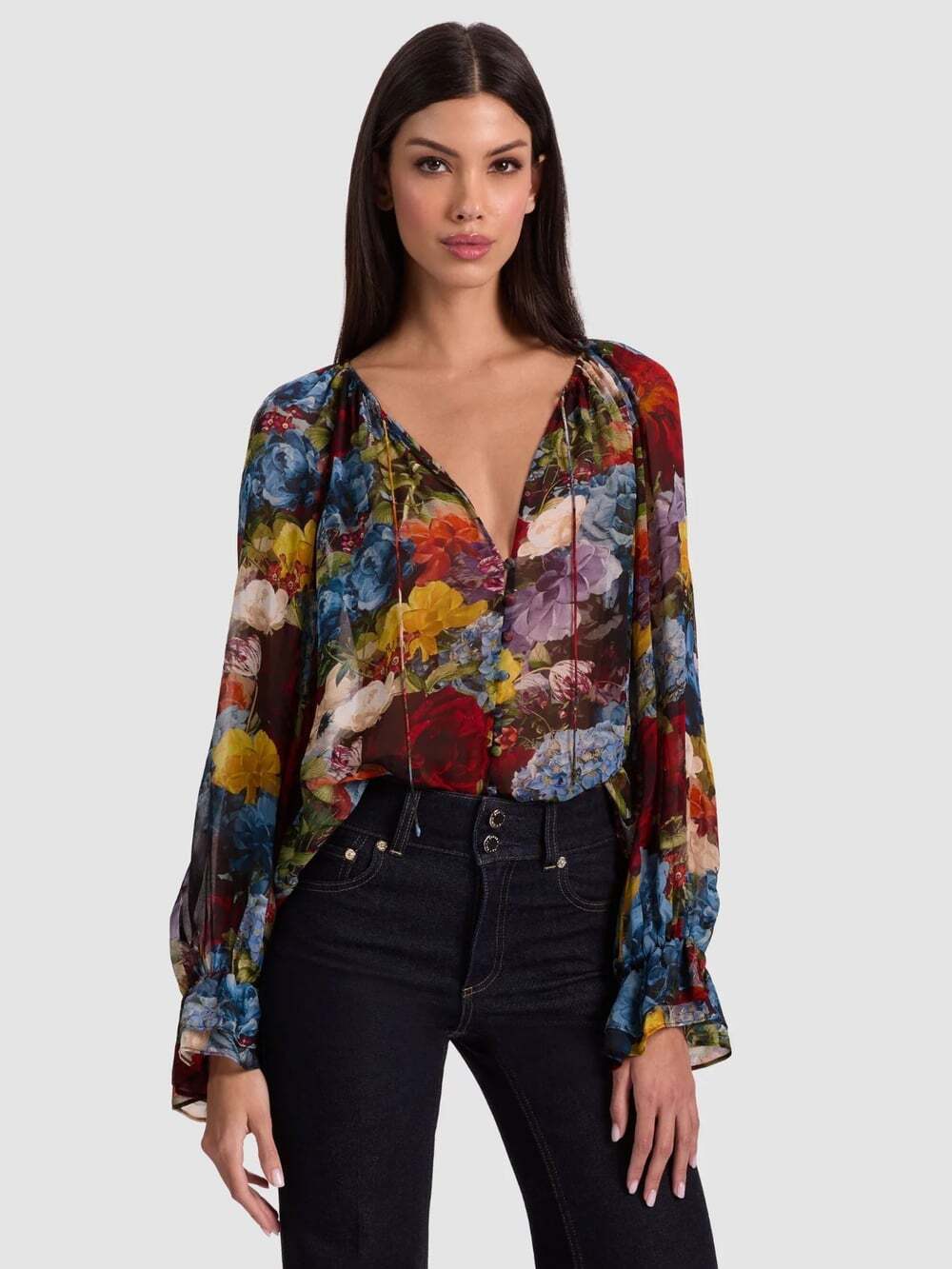 Agent Provocateur Josephine Flourish Blouse Medium NWT $395
